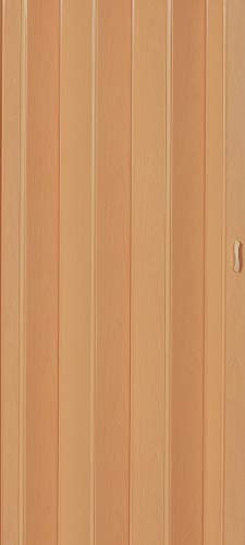 Falttür Schiebetür Tür buche farben Höhe 202 cm Einbaubreite bis 84 cm Doppelwandprofil Neu TOP-Qualität pi-043