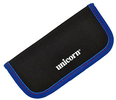 Unicorn Midi Velcro Wallet, Darttasche, schwarz/innen blau