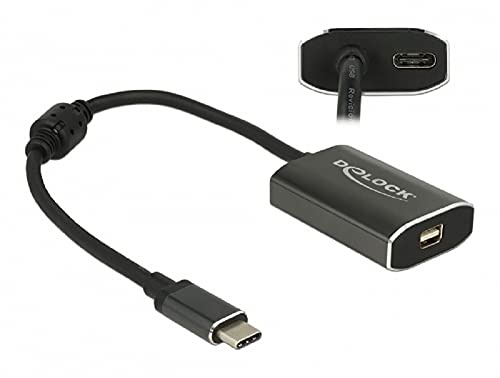 Delock Adapter USB Type-C Stecker > mini Displayport Buchse 4K 60Hz PD Funktion