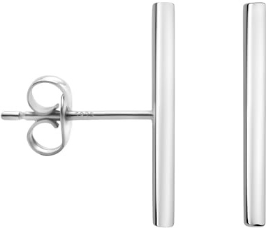 SOFIA MILANI - Damen Ohrringe 925 Silber - Ohrstecker Stab Schlicht - 20531