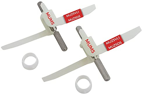 LICHTBLAU Mitnehmer Flügelrad 630760 00630760 2er Set MUM5 | Passend für MUZ5DS, MUZ5VL Veggie Love und Bosch MUM Serie 2
