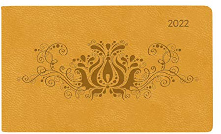 Ladytimer TO GO Deluxe Honey 2022 - Taschen-Kalender 15,3x8,7 cm - Tucson Einband - Motivprägung - Weekly - 128 Seiten - Alpha Edition