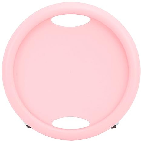 Pssopp Abdominal Fitness Wheel Plate, 4 Rollen Slide Abdominal Plate für Fitnessstudio für Unisex (Rosa)