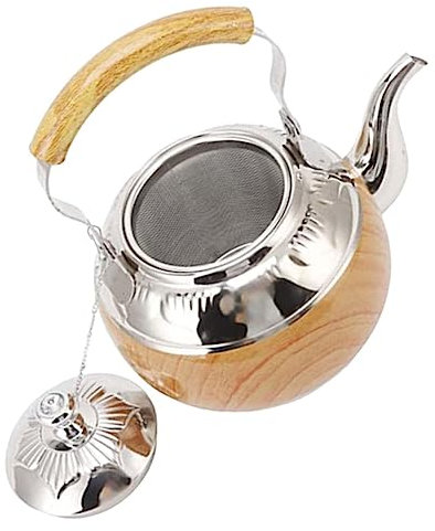 Teiera in acciaio inossidabile Piccolo bollitore decorativo per il tè Bollitore per il tè vintage Bollitore per il caffè Teiera vintage Teiere Teiere per fornelli Bollitori per il tè Bollitore elett