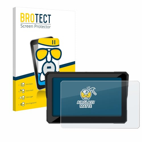 BROTECT Schutzglas für Carpuride W702 7 | Entspiegelnder Displayschutz Made in Germany Schutzfolie Glas Matt Anti-Reflex Kratzfest 9H Anti-Fingerprint Einfache Montage