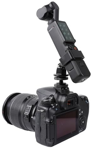 PellKing Clod Shoe Mount Adapter for DJI Osmo Pocket 3 Camera, with DJI Pocket 3 Expansion Adapter for DSLR Hot Shoe Mount