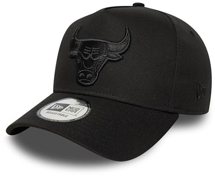 New Era NBA Essential Eframe Adjustable Cap Chicago Bulls Schwarz, Size:OneSize
