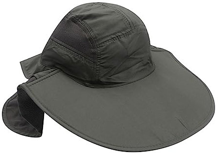 SAFIGLE Sonnenhut Für Outdoor Aktivitäten Praktischer Anglerhut Mit Breiter Krempe Und UV Schutz ässiger Sommerhut Für Freizeit Angeln Und Wandern Olive