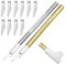 Exacto Craft Knife Set (2pcs) with 10 Craft Knife Blades - Hobby Precision Knife for Precision Cutting, Ideal for Arts, Crafts, DIY Projects and More