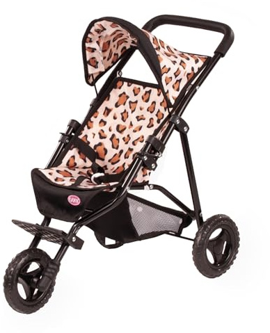 Götz 3403615 3 – Rad Puppen – Buggy Tiger Puppenwagen – Puppenbuggy passend für alle Götz Puppen bis 50 cm – Schiebehöhe ca. 54 cm
