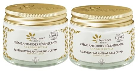 Fleurance Nature- Crème anti-rides régénérante à la gelée Royale- 50ml- Crème visage jour hydratante certifié Bio Cosmos Ecocert- Soin facial femme crème de jour - fabriqué en France - 21156 (2)