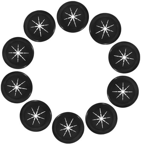 Hoement 10pezzi Passacavo in Gomma per Mobili Id Design Scatto per Cavi da Scrivania Protezione Antipolvere per Rotondi