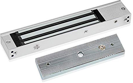 AccessShield Serrure magnétique électronique, serrure de porte électrique 12 V CC, serrure électromagnétique à sécurité positive pour porte simple, système de contrôle d'accès