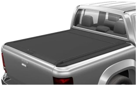 TINGYUS Laderaumabdeckung Kofferraum Für VW Für Amarok 2010+ Hart Versenkbare Pickup LKW Ladefläche Rollladen Abdeckung Deckel Tonneau Hinten Teile Kofferraum Rollo