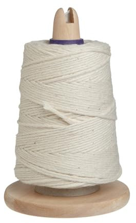 Regency Wraps for Meat Prep and Trussing Turkey Cooking Butcher's Twine on Handy Dispenser with Cutter, 1 EA, White/Natural