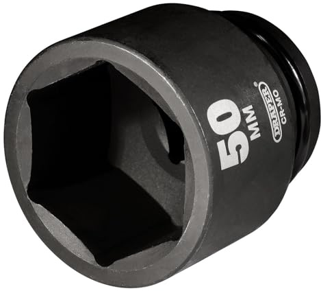 Draper Expert 05032, Chiave a bussola a impatto con attacco quadro, a 6 punti, 50 mm 3/4