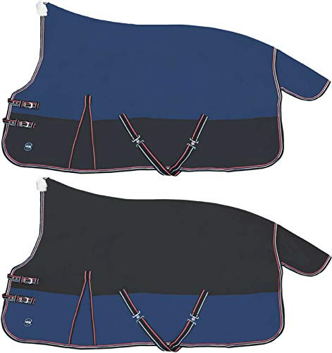 Highneckdecke mit Fleecefutter anthrazit/dunkelblau (165)