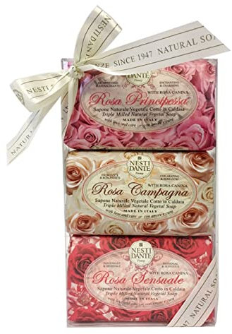 Nesti Dante Gift Set Le Rose 3er 3x150 g