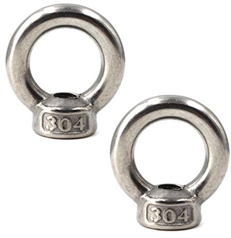 M14 ösenmutter 304 edelstahl Ringmutter (Packung mit 2)