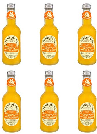 Fentimans - Mandarin & Seville Orange Jigger 275ml Glass Bottle - Pack of 6
