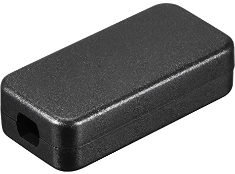 sourcing map 6 Stück Staubdicht Mini-Verteilerdose 40x20x10,5mm Schwarz | Für Elektroprojekt
