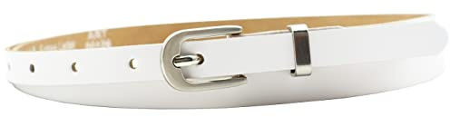 NK Belt GmbH Damen Ledergürtel aus Rindsleder, Made in Germany, Anzug Jeans Gürtel 12mm schmal #MR-19