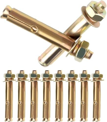 Ankerbolzen, Expansionsbolzen Expansionsschrauben, Ankerbolzen Haken, Keile, Sechskantschraubenhülse Betonanker Externer Dehnbolzen, M16 * 200/1 Stück (Color : M18 * 200/1pcs) (Color : M20 * 200/1pcs)