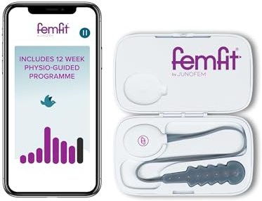 femfit | Pelvic Floor Exerciser with App | Kegel Trainer for Women | Strengthen Your Pelvic Floor | Resolve Incontinence with Guided Training + Support | Improved Bladder Control & Postnatal Recovery