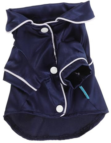 Happyyami hundepyjama Bademantel französische Bulldogge Kleidung französische+Bulldogge+Kleidung Welpen Strampler Hundeklamotten Schlafanzug für änner Kinderpyjamas Haustier Hund Robe VIP