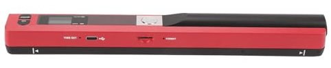 Naroote Scanner Fotografico Mobile, ABS Facile con 3 modalità di Risoluzione Scanner per Documenti Mobile Portatile per Uffici (rosso), Narootevytwicq4fg-12