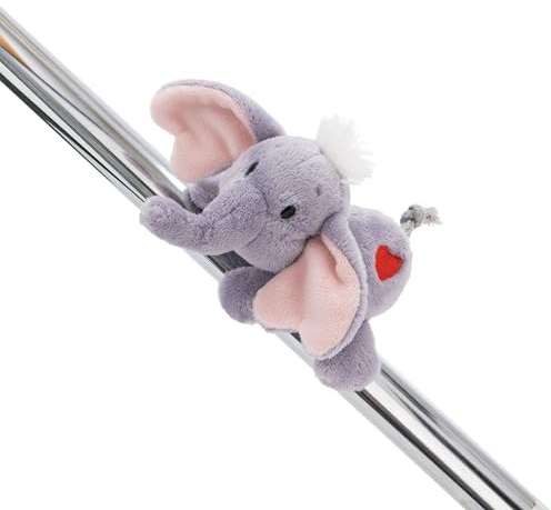 MagNICI Amor Elefante Gris Oscuro 12cm ° - Peluche con imán - Animal magnético para frigorífico, Pizarra, Metal y Mucho más Gran Idea de Regalo