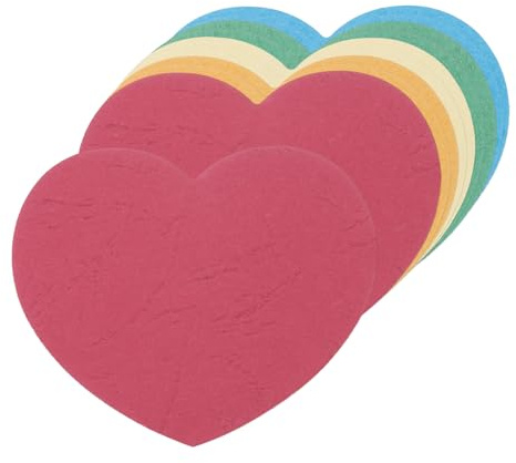 QUARKZMAN 100 Stück Herz-Papierausschnitte 2,5 Zoll, Blau Grün Rot | Bunte Herzform-Ausschnitte für Valentinstag Klassenzimmer Pinnwand DIY Basteln