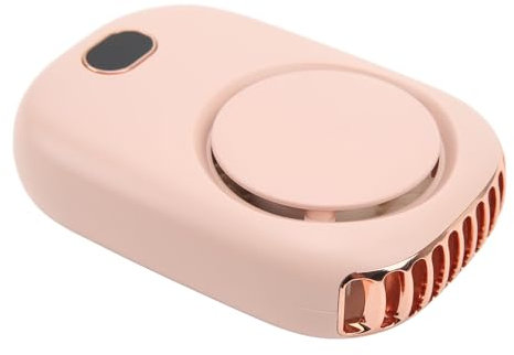 CFTGIW Ventilateur de Cou Suspendu, Ventilateur Portable à Feuilles de Chargement USB, Grand Affichage de l'énergie éolienne, Ventilateur à Lame de Cou Suspendu, Ventilateur Sm, Moteur