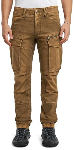 G-Star Rovic Zip 3D Regular Tapered Pants, Brun (Vintage Dust Desert Palm D02190-e172-h517), 31W / 34L