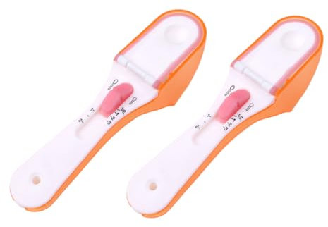 FUNOMOCYA 2piezas Cuchara Medidora Ajustable De Plástico Con De Accesorios Para Cocinar y Hornear Cuchara Medidora Para Uso Cocina