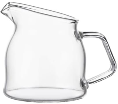 Saucière élégante en verre – Parfait pour les sauces, le lait et le café – Idéal pour les réunions de famille et les repas occidentaux – Petit pichet élégant pour service de table