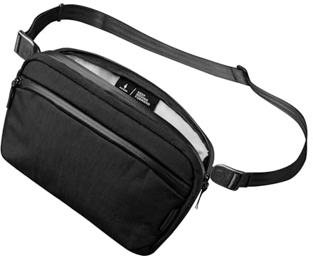 ALPAKA Flight Sling Bag 2L Small Crossbody Sling Bag Black Axoflux 400