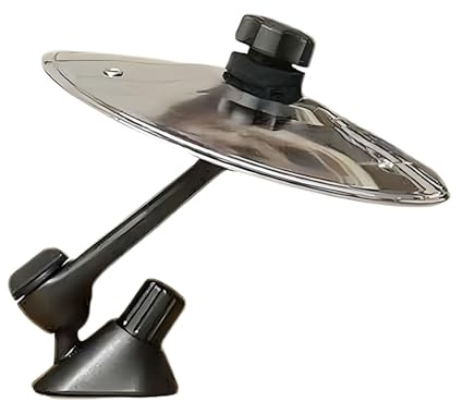 KLINNA Vasca da crash per bocchetta di ventilazione, divertente batteria per auto e mini tamburo, accessorio per auto, adatto per tutti i tipi di veicoli, regalo per uomini (argento)
