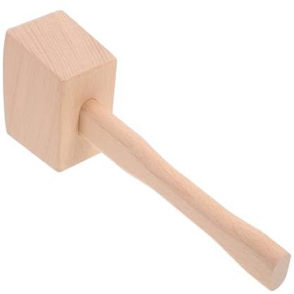 CORHAD Wooden Mallet Hammer for Carpentry Woodworking and Leathercraft Projects for DIY and Crafting Enthusiasts