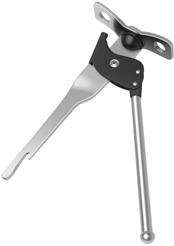 Apriscatole manuale a farfalla in acciaio inox, durevole, affilato e sicuro, con tecnologia a bordo liscio, ideale per aprire lattine, sollevare coperchi e rimuovere i tappi di bottiglia, perfetto per