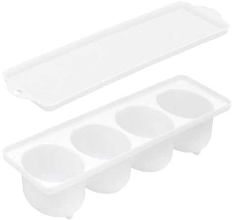 IMIKEYA Contenitore per uova in salamoia, per marinare, supporto bianco per uova, adatto per conservare e preparare la cucina