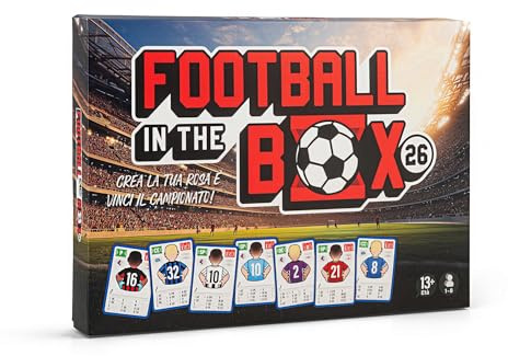 Football in the Box – Gioco da Tavolo di Calcio, fantacalcio, Strategia, Aste, Fantallenatore | 3ª Edizione