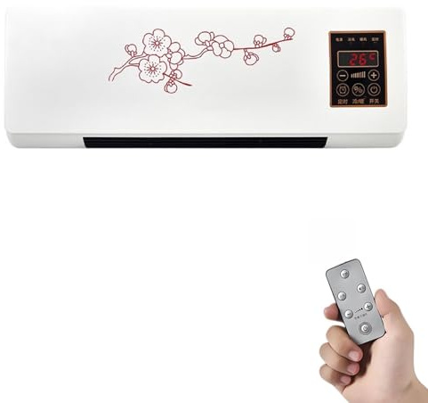 Aire Acondicionado Portátil Sin Conductos, No Necesita Ventana - Aire Acondicionado de Pared 3 en 1 con Ventilador Sin Aspas y Control Remoto - Sistema Split de Instalación Fácil, Refrigeración Ul #2