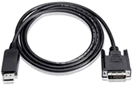 Microconnect DisplayPort - DVI 24+1 M-M 1m - adaptadores de cable de vídeo (DisplayPort, Macho/Macho, Negro)