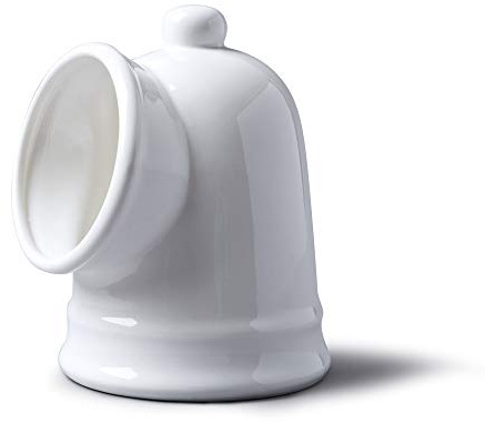 WM Bartleet & Sons 1750 T56 Traditionellt porslin stor saltgris – vit, 14 cm
