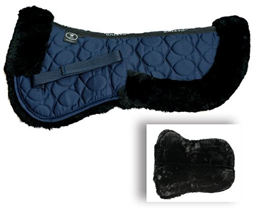CALEVO - Lammfell Sattelkissen Comfort Plus - Color Edition