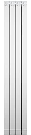 Fondital 82MAM01404 Radiatore in alluminio estruso Garda DUAL 80, 1800 mm, 4 elementi, bianco