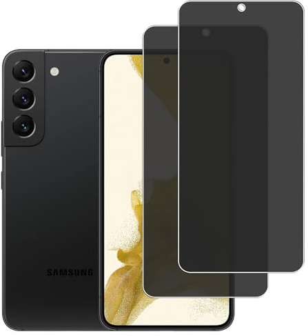 KELOLIN [2 Stück für Samsung Galaxy S22/S23 5G Privatbildschirm für Panzerglas, 9H Härte, Anti-Spy, Anti-Kratzen, Sichtschutz Schutzfolie Kompatibel mit Samsung Galaxy S22/S23 5G