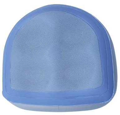 Felenny Cojín de spa para bañera de hidromasaje, almohadilla de asiento mejorada con asiento inflable de malla, asiento multifuncional para spa con 4 ventosas, accesorio de spa