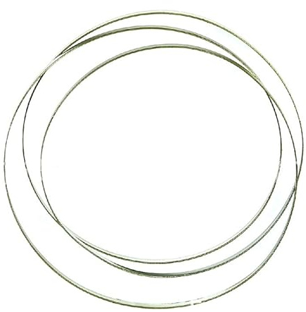 BomDog Bandsaw Blades,37-59 X 1/8 inch Stainless Steel Bimetal Saw Blade Seamless Circular Diamond Band Saw Blade for Cutting Graphite Glass Stone/Md3718
